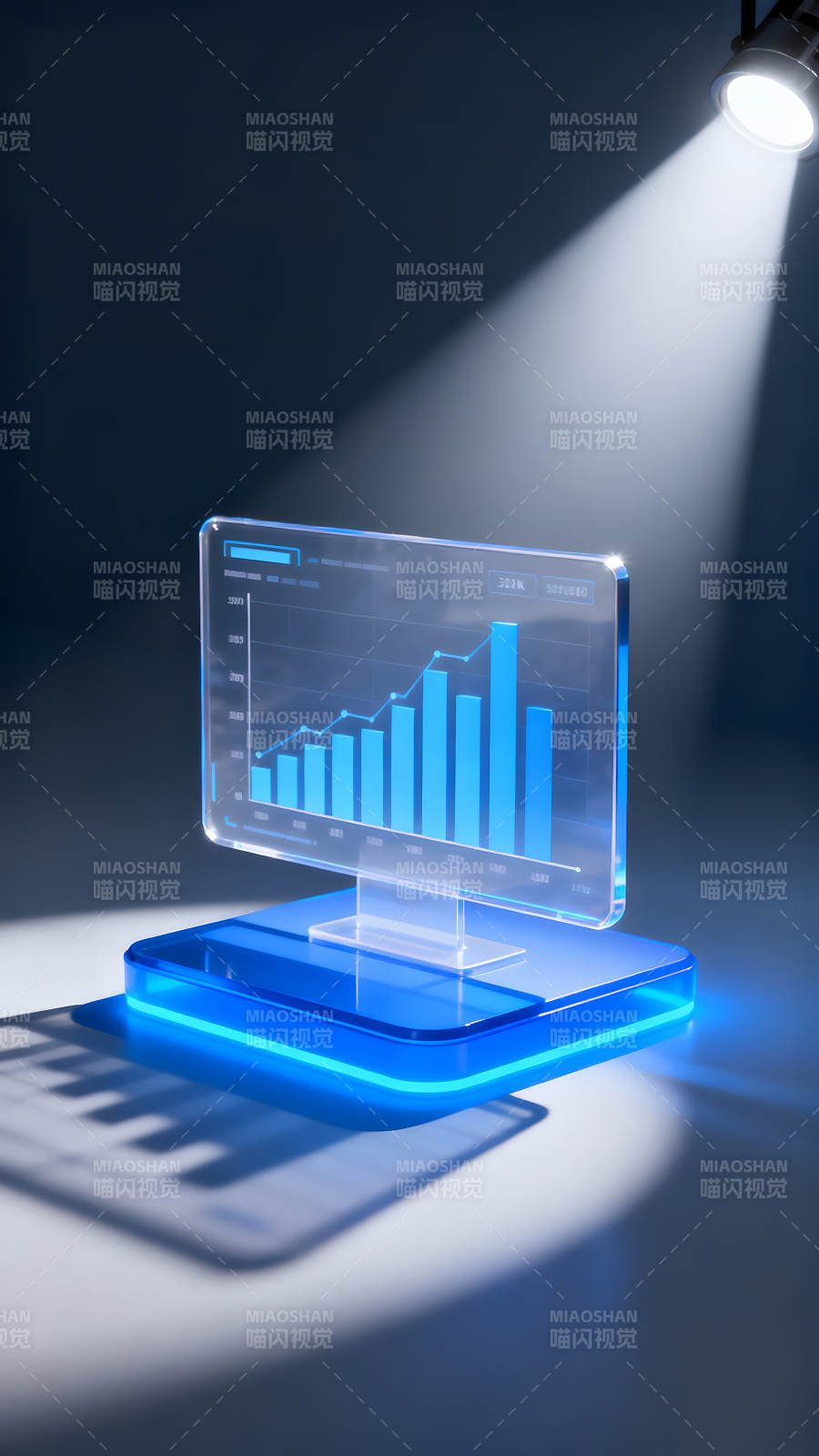 未来科技数据可视化展示图片