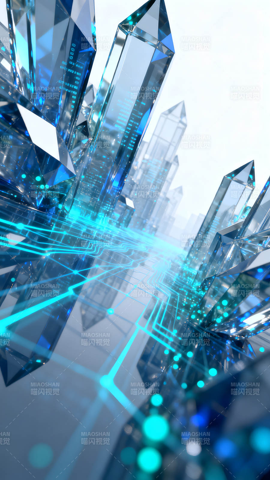 未来科技水晶城市图片