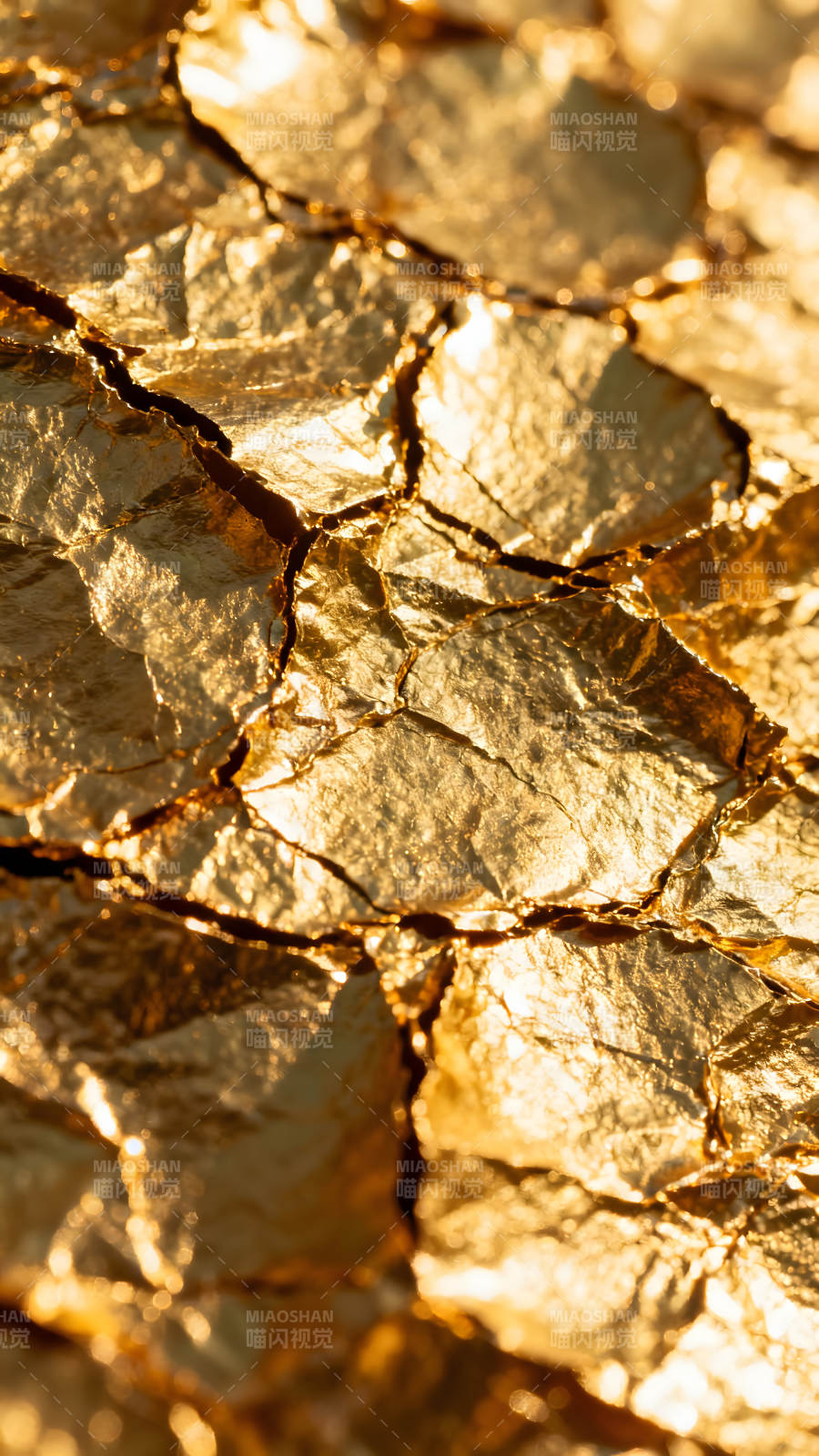 金箔细节特写金光闪闪图片
