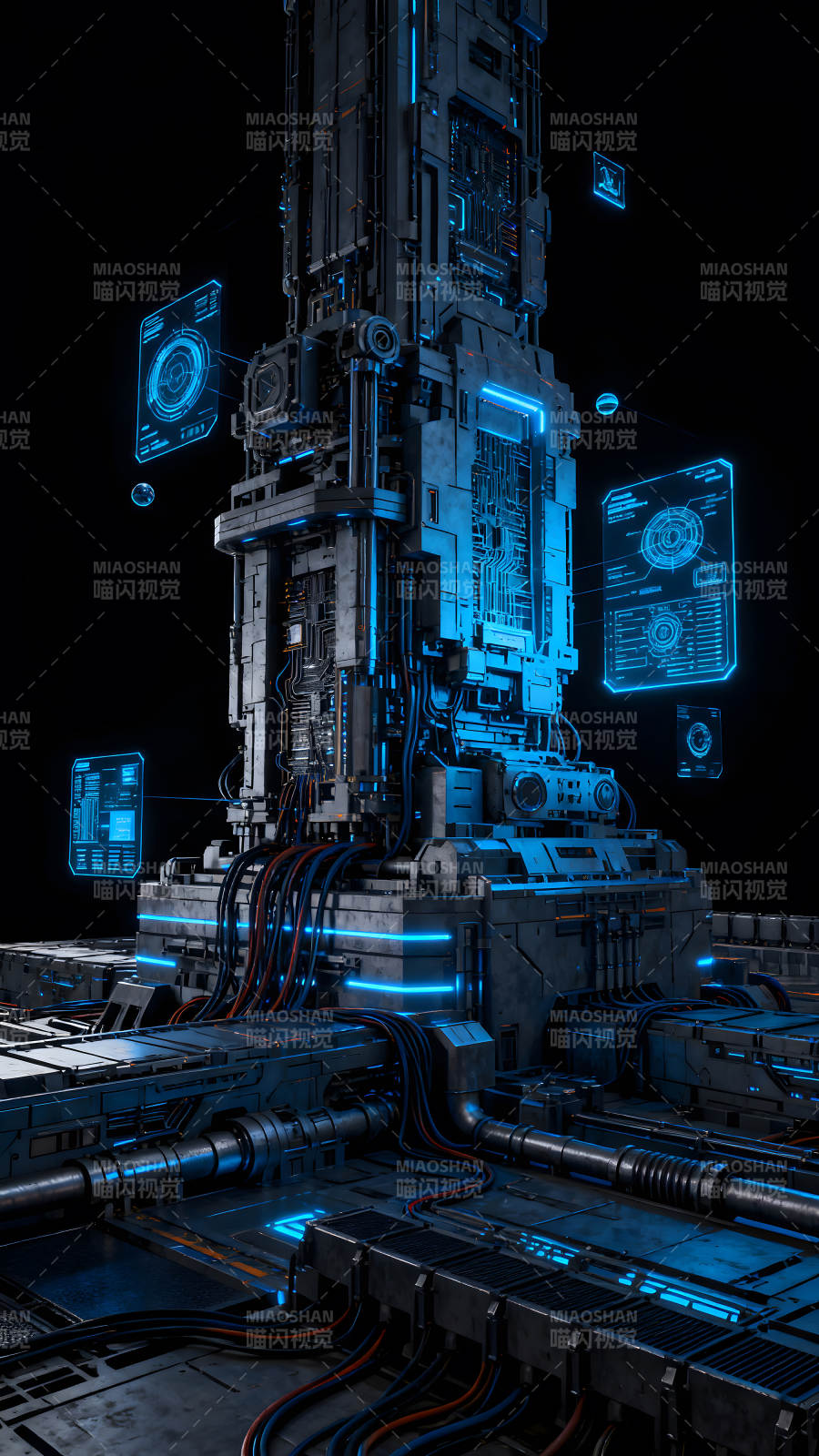 科幻未来建筑科技感十足图片