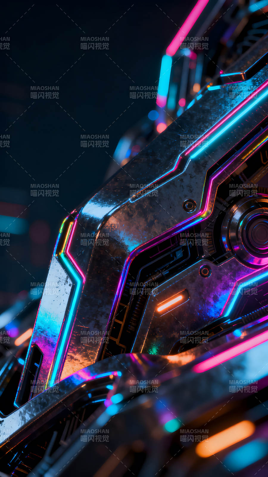 科幻金属科技光线美学图片