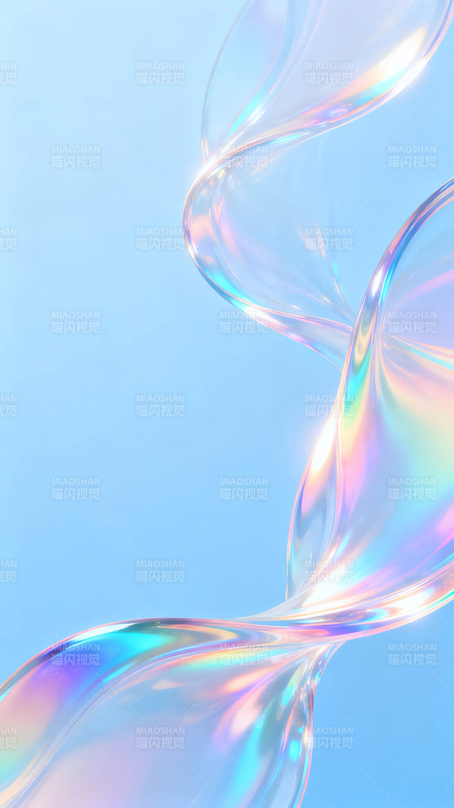 透明流线光彩四射蓝色背景图片