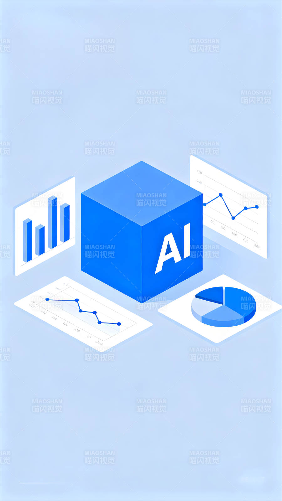 AI数据分析图表展示图片