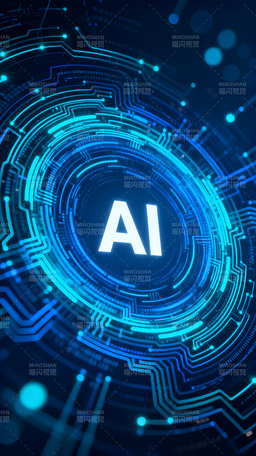 AI智能科技电路图图片