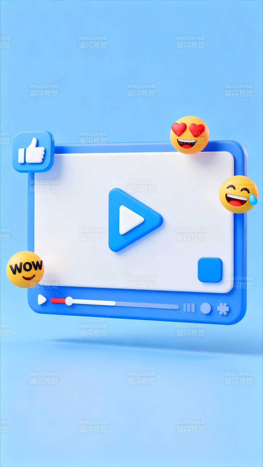 卡通视频播放器及表情图片