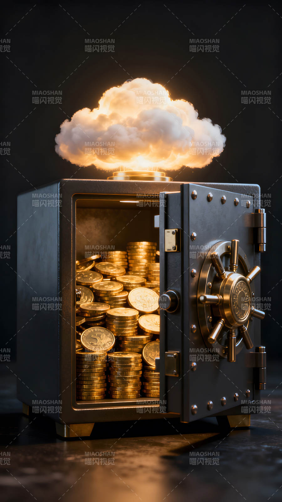 金库爆炸财富云图片