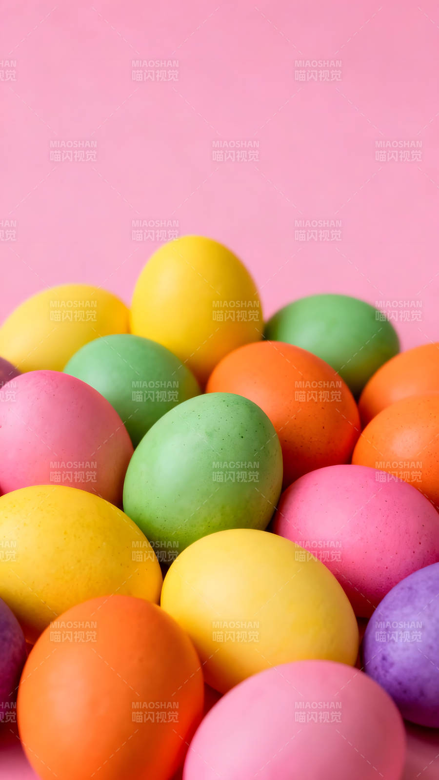 彩色复活节彩蛋背景图片