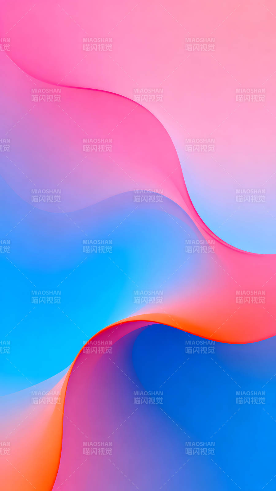 抽象渐变色彩流动鲜艳层次感强图片