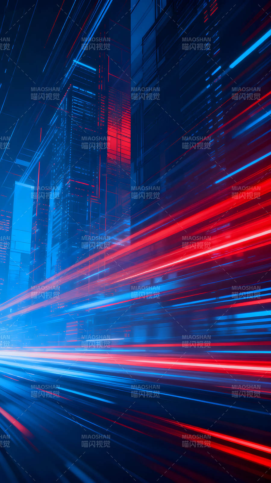 未来城市科技感光影图片