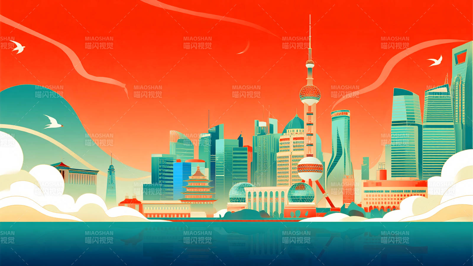 上海天际线图片