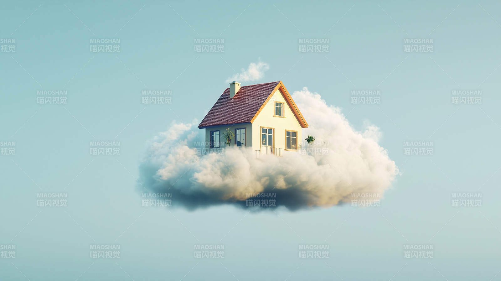 云端上的家园图片