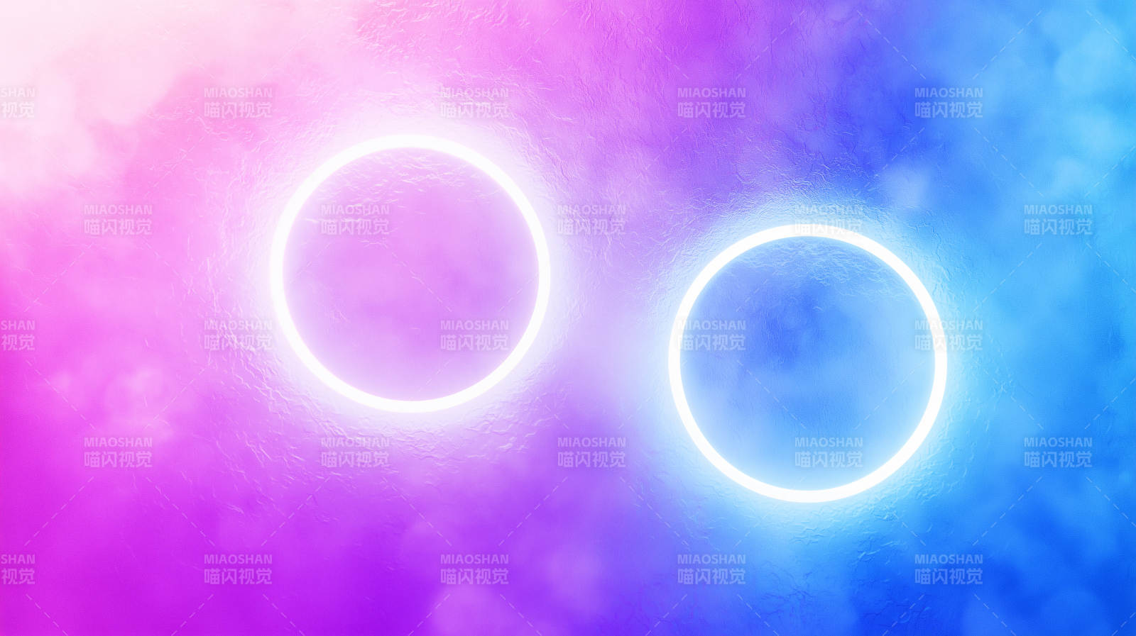 梦幻霓虹圆环图片