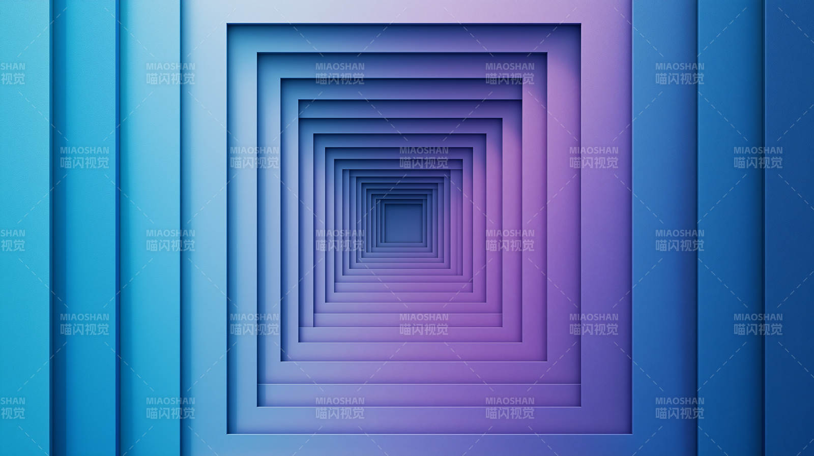 无限延伸的色彩隧道图片