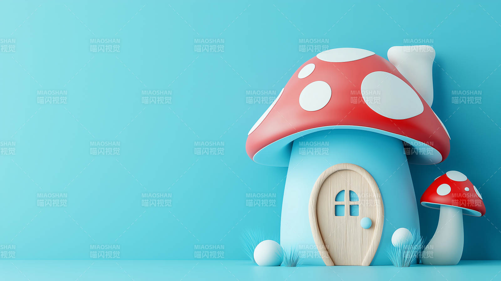 童话般的蘑菇屋图片