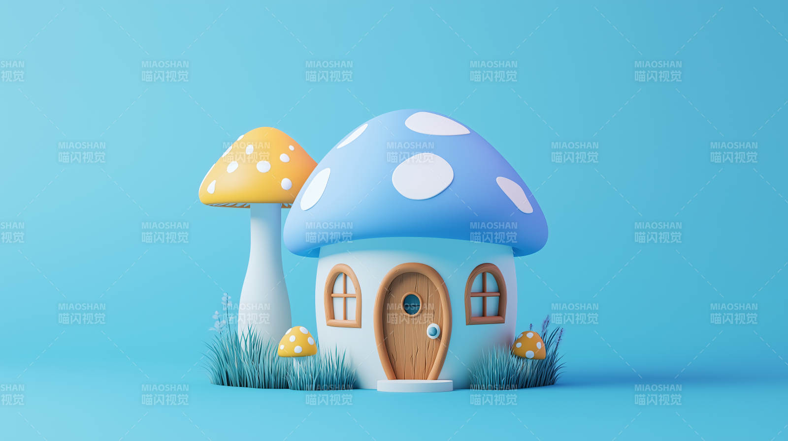 童话般的蘑菇屋图片