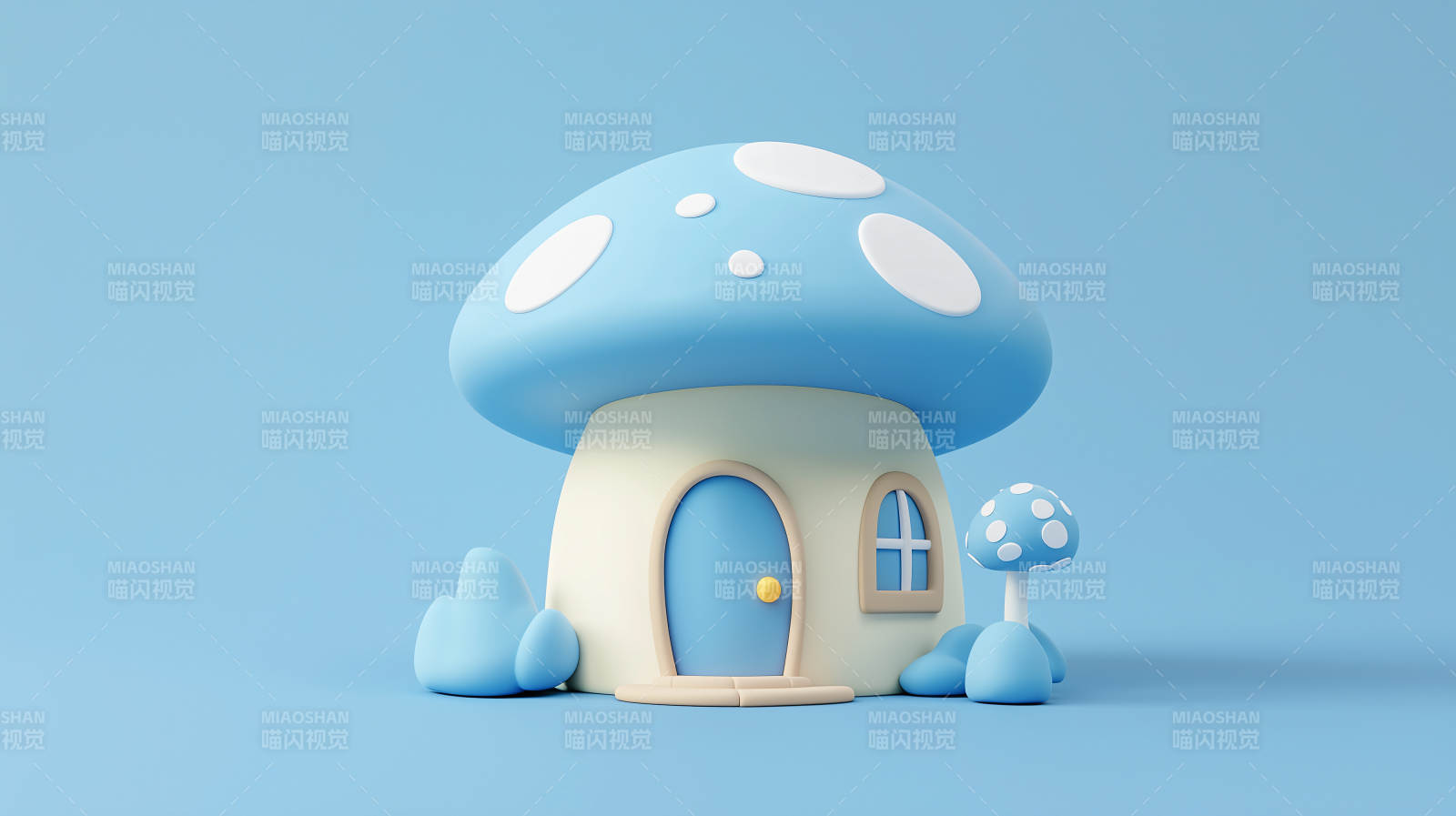 童话般的蘑菇屋图片