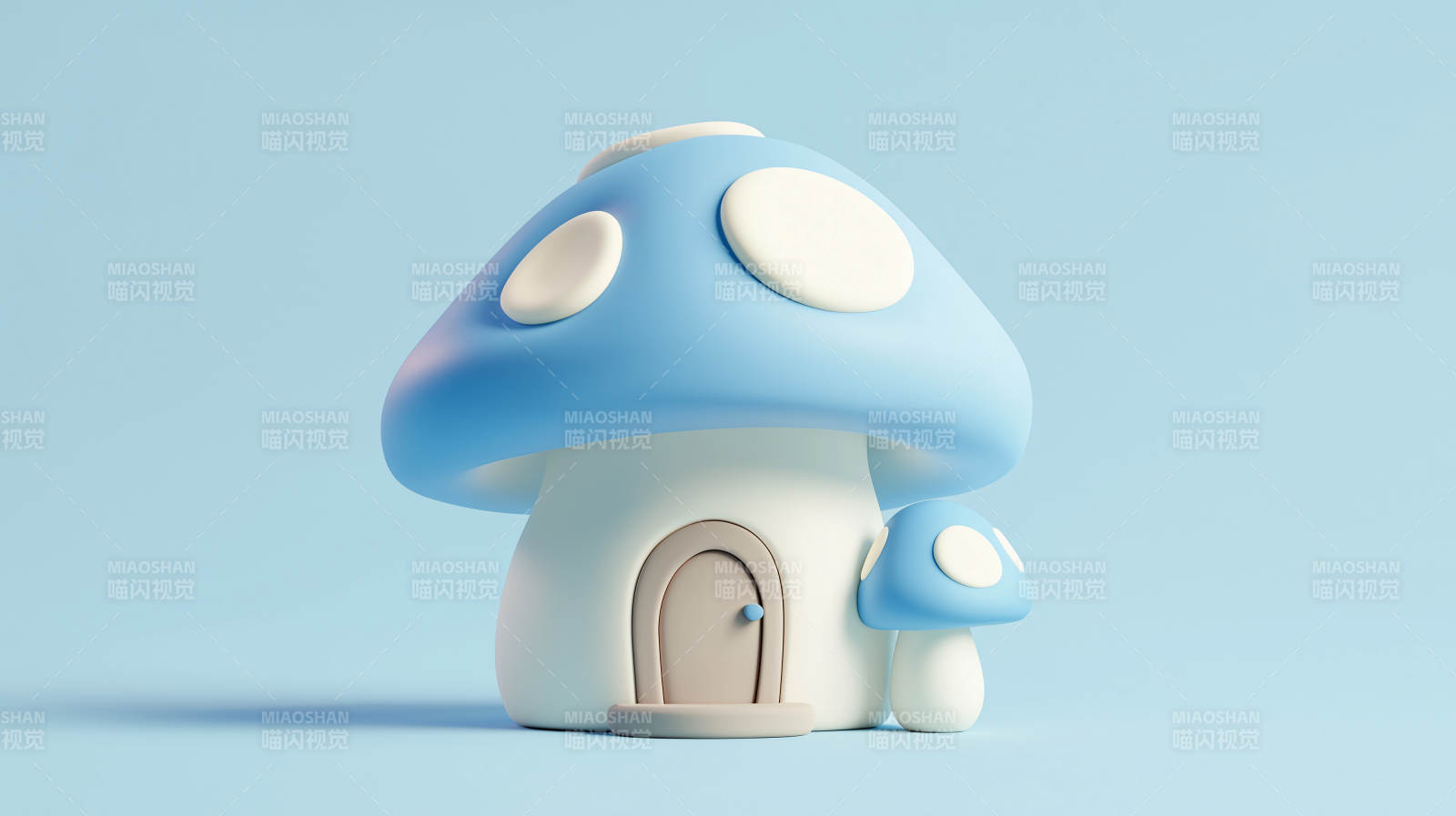 童话般的蘑菇屋图片