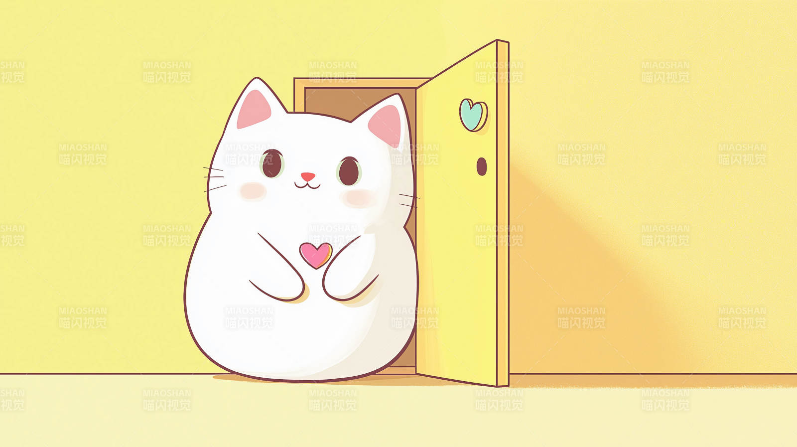 萌宠猫咪探出头图片