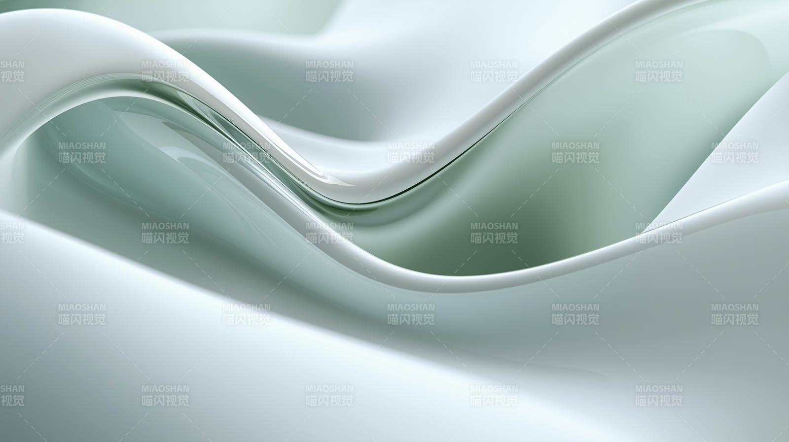 轻柔的薄荷绿丝绸图片