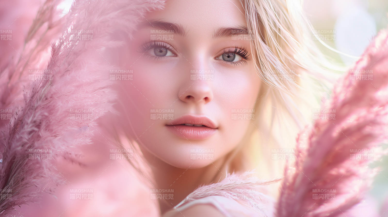 粉色梦幻仙女图片