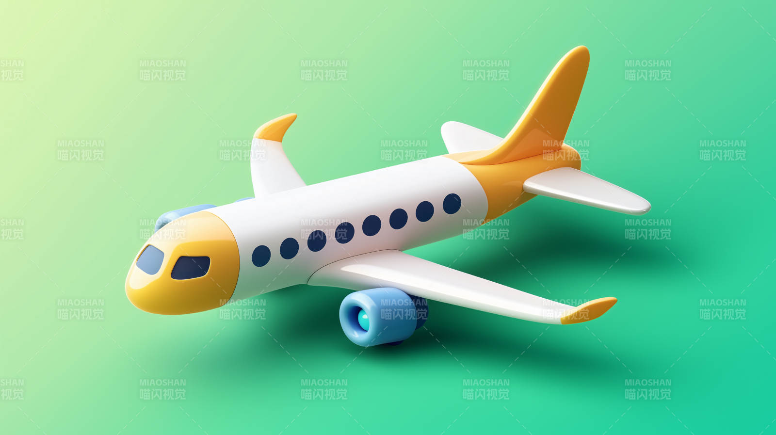 卡通飞机模型图片