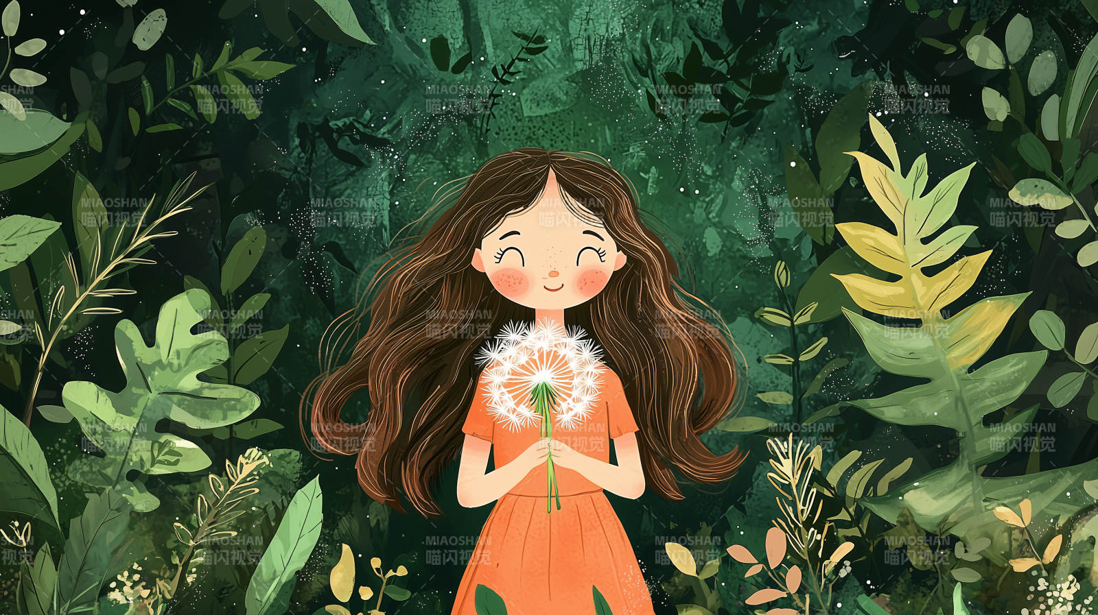 梦幻森林的精灵图片