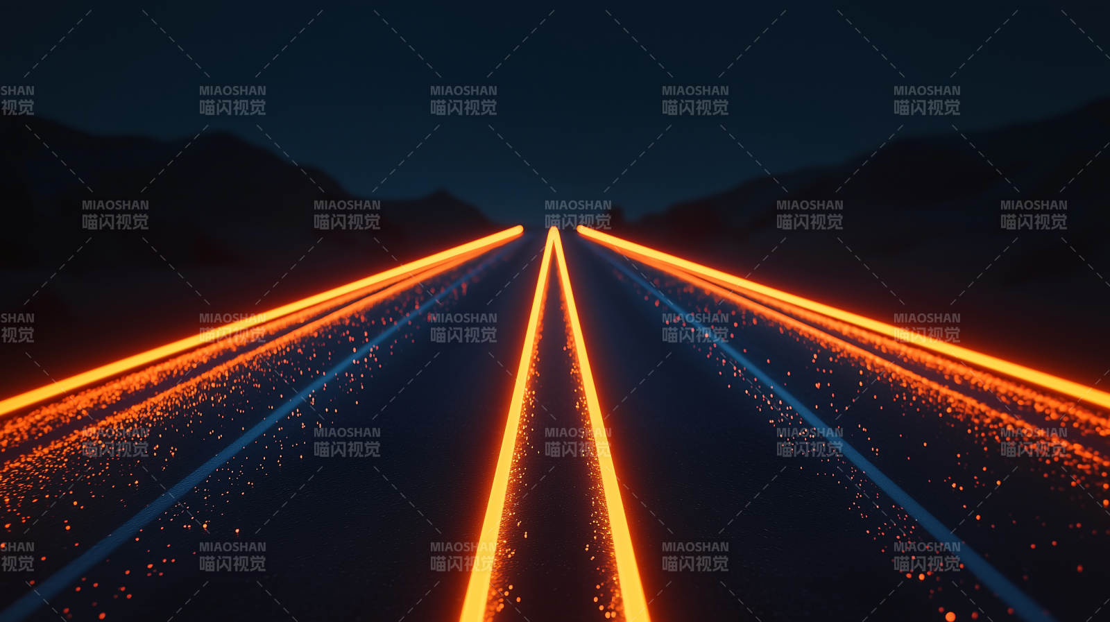 光速之路光线霓虹图片