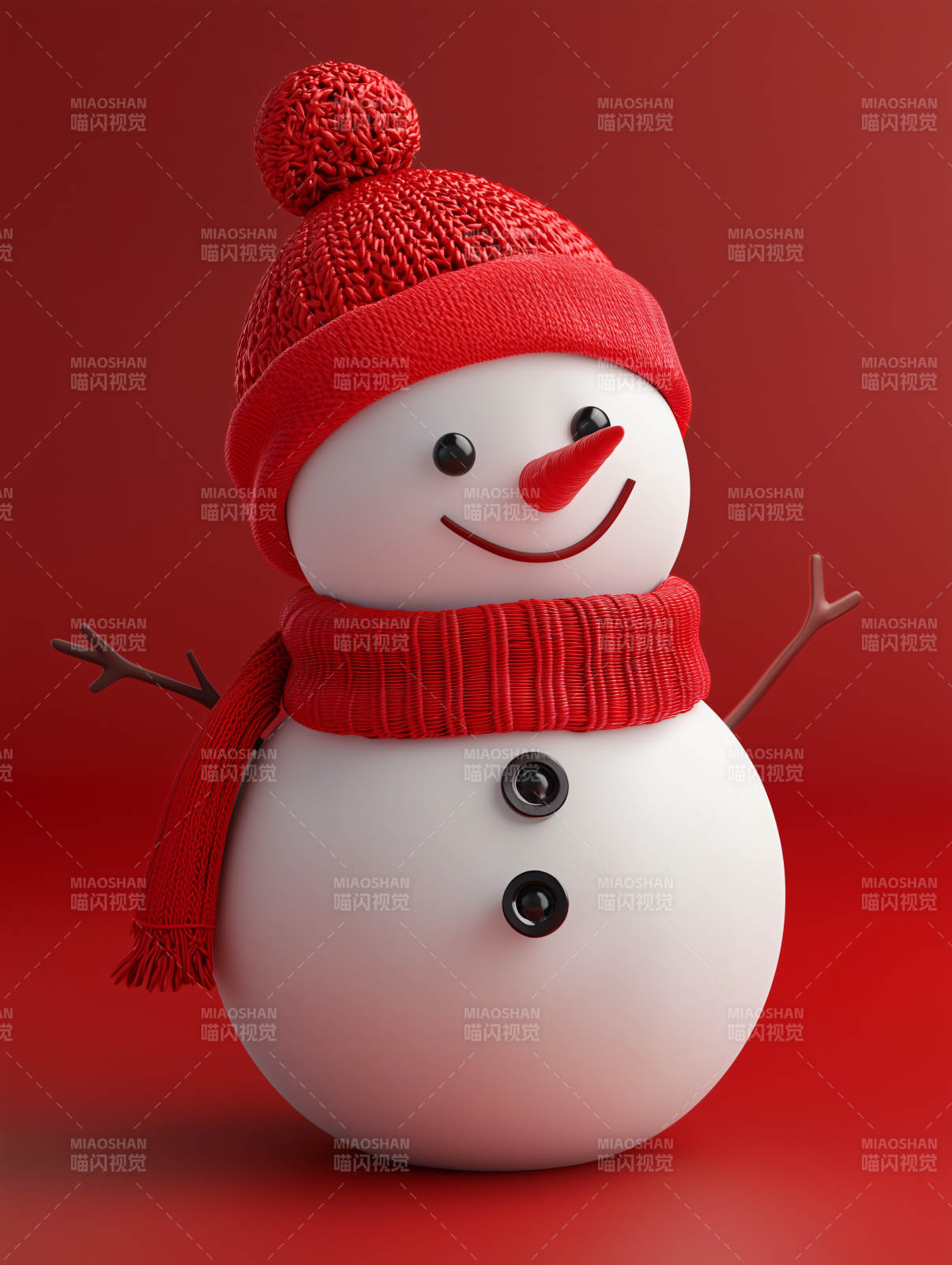 粉色系圣诞雪人图片