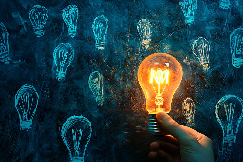 手中光明点亮希望图片