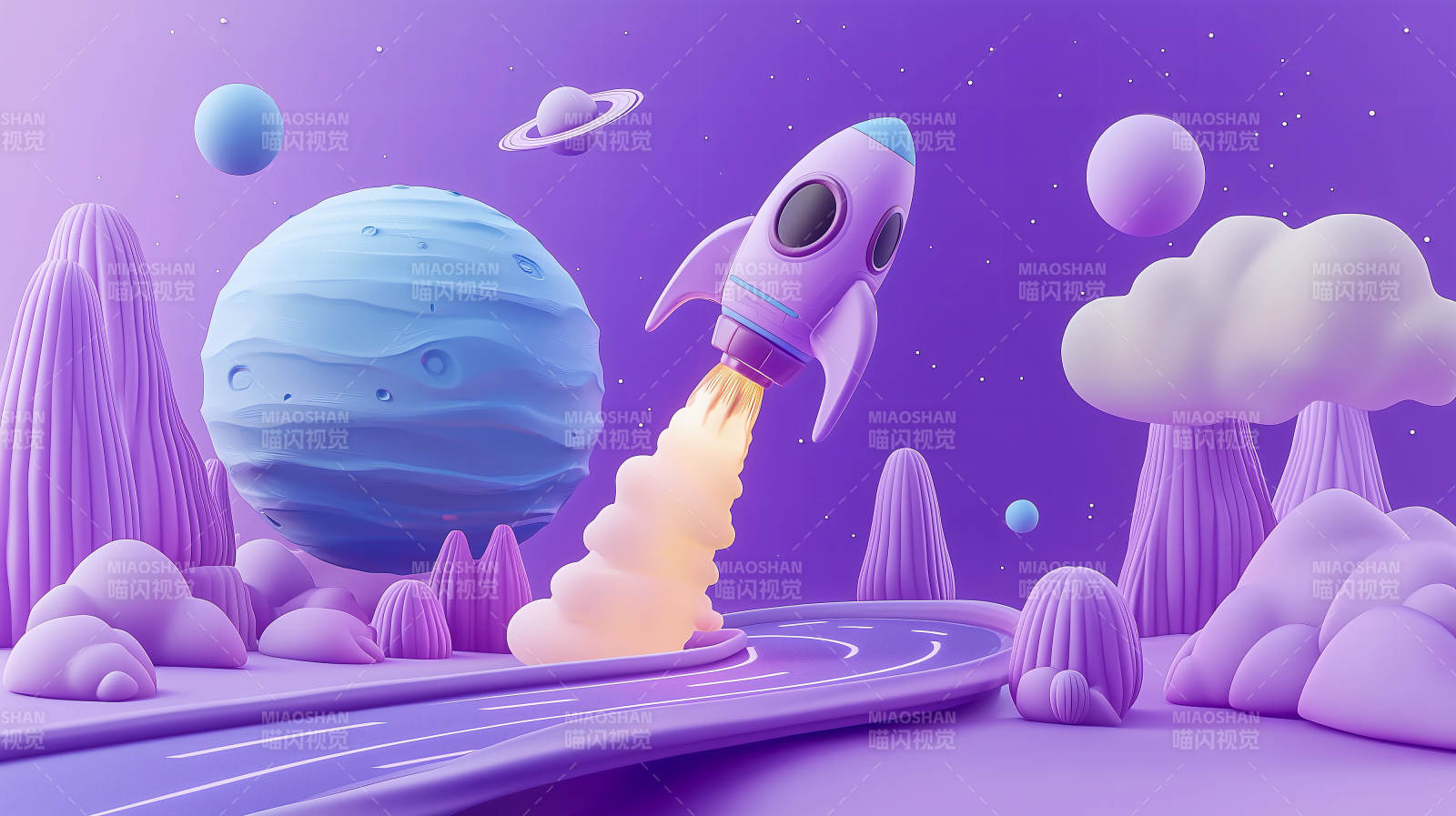 梦幻宇宙火箭之旅图片