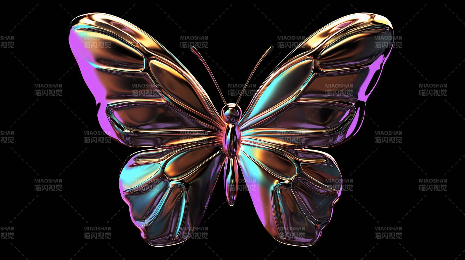 梦幻光影蝶图片