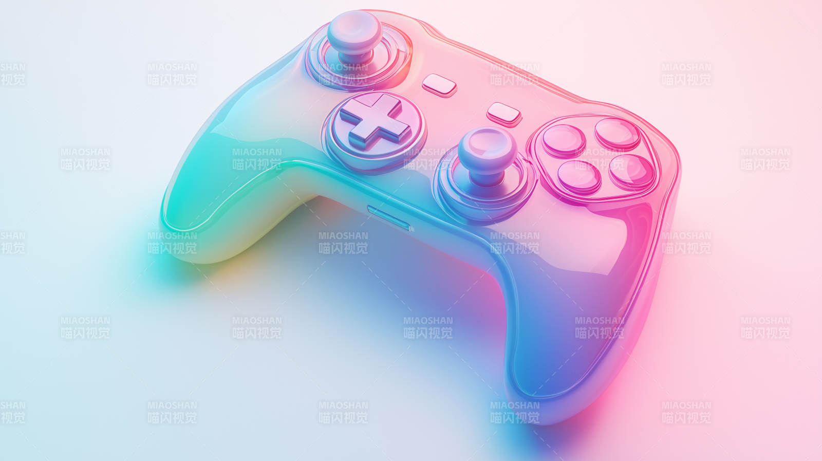 游戏手柄特写图片