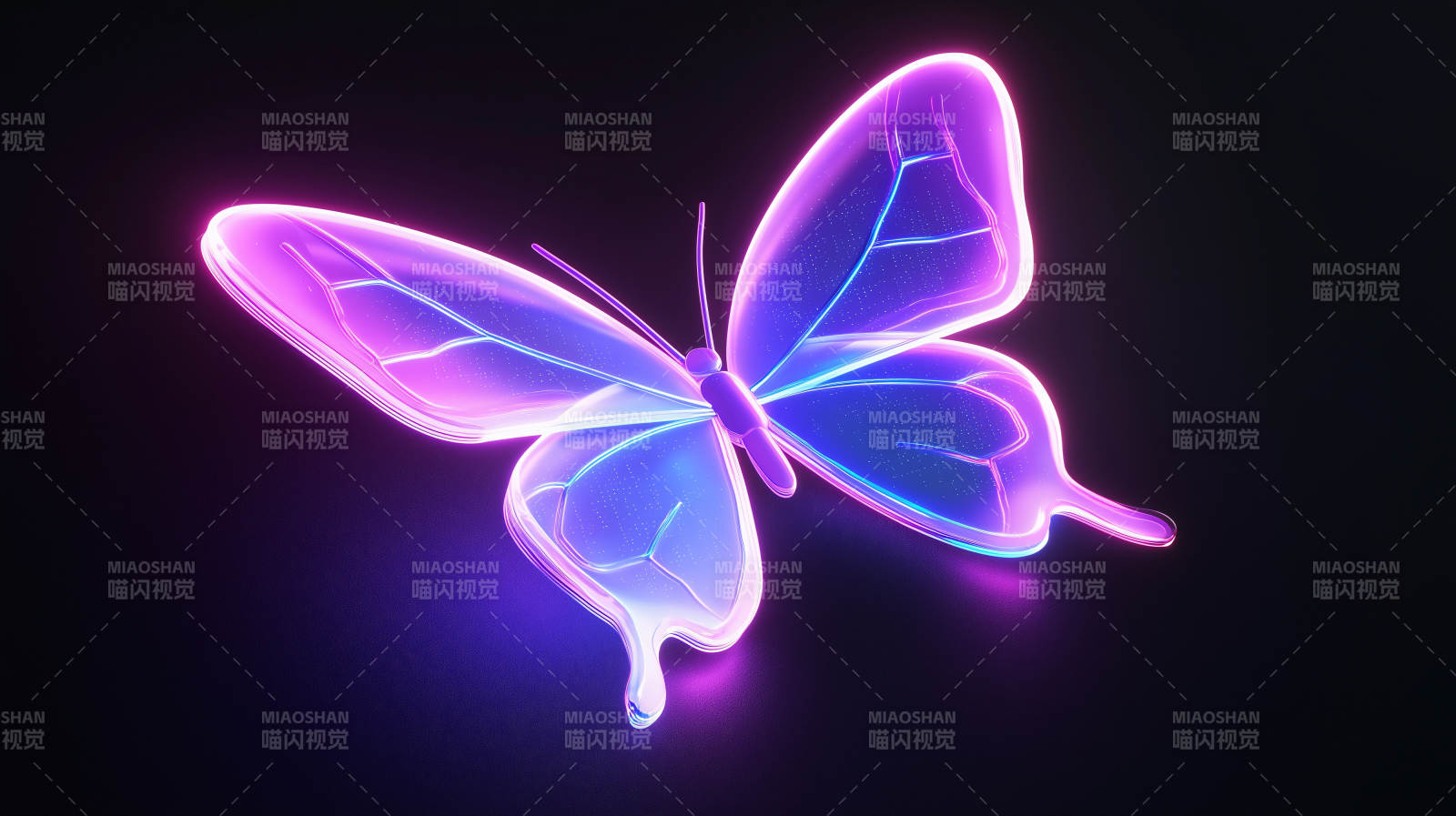 梦幻光影蝶图片