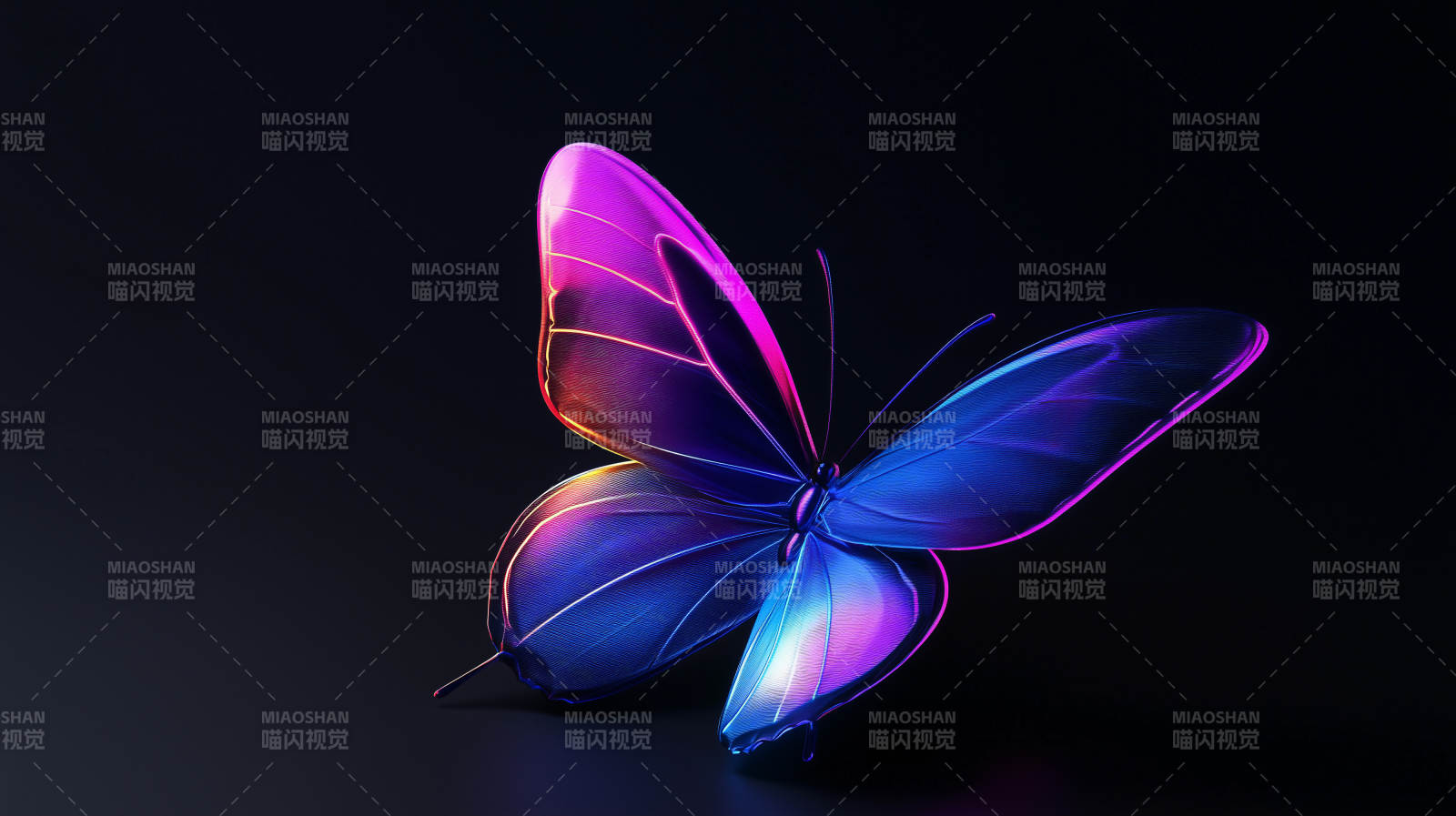 梦幻光影蝶图片