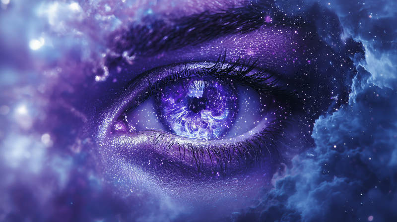 宇宙之眼星河眼眸图片