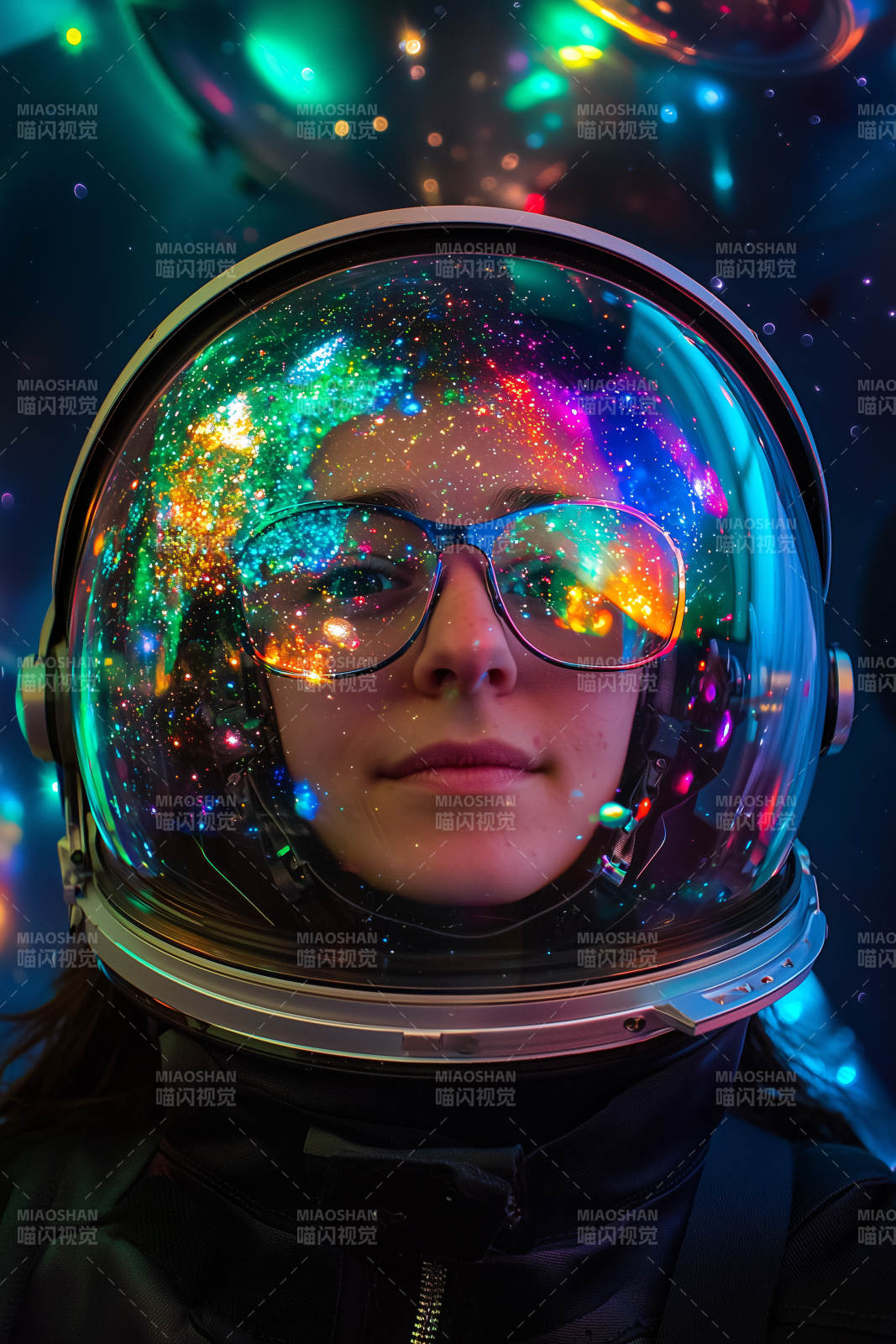 宇航员与星河图片