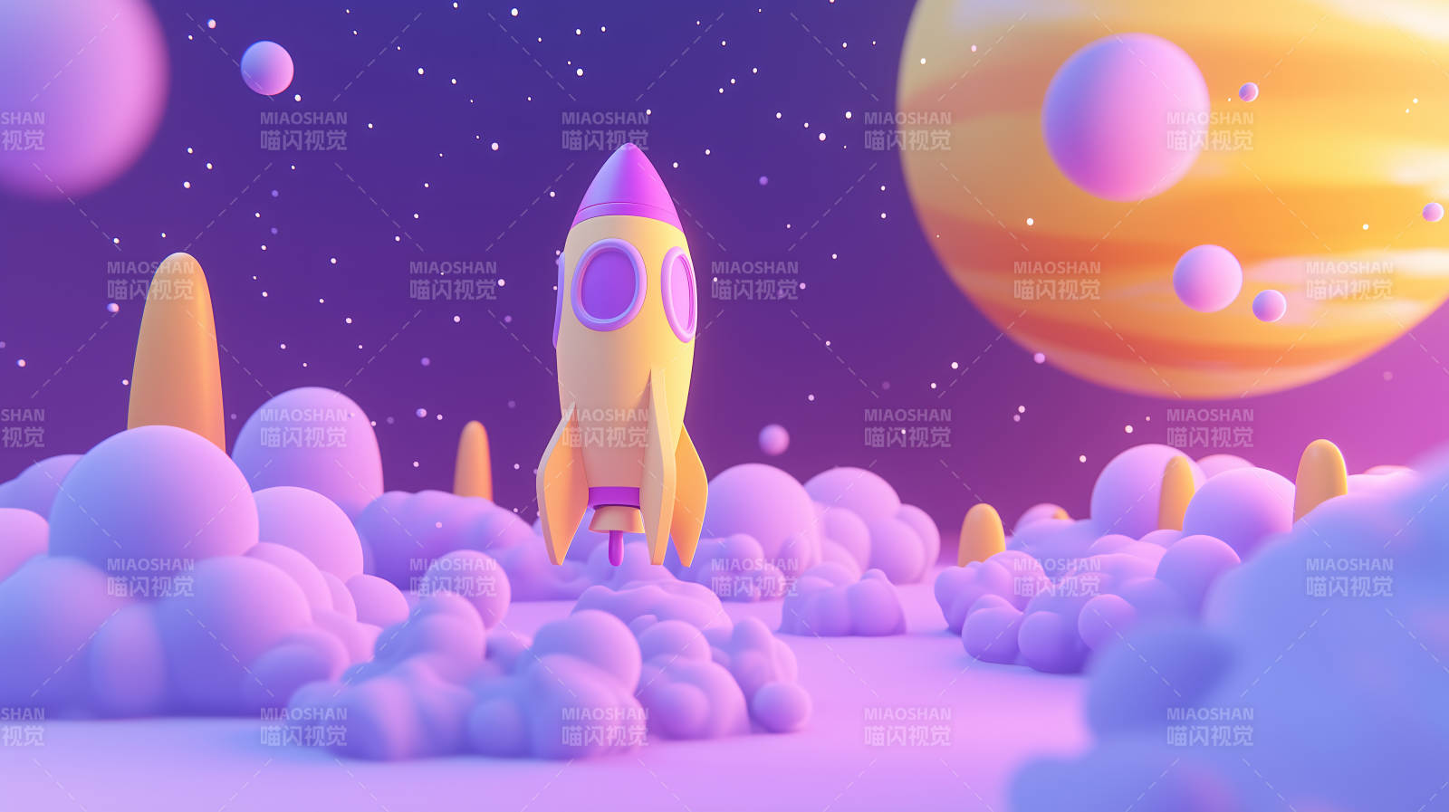 梦幻宇宙火箭之旅图片