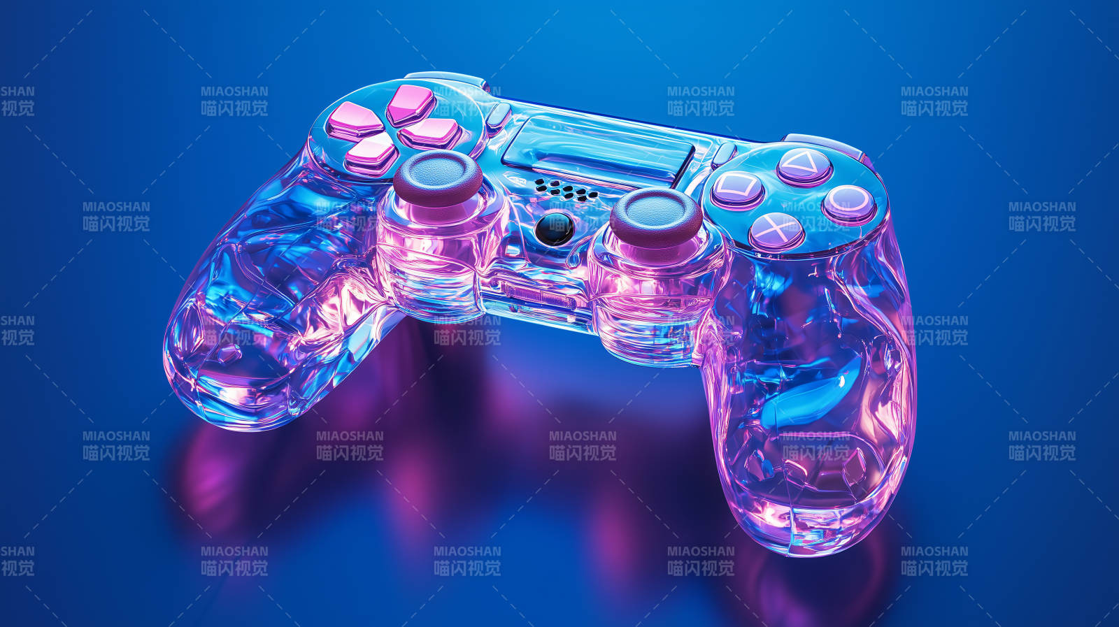 游戏手柄特写图片