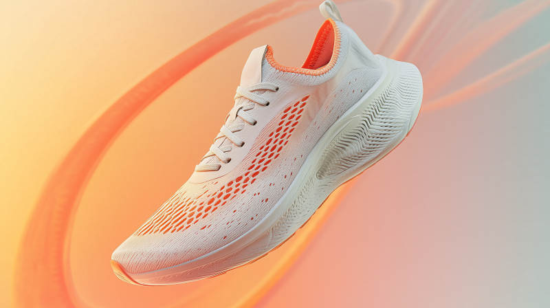 透气轻便运动鞋图片