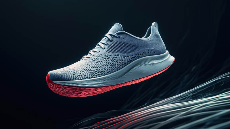 透气轻便运动鞋图片