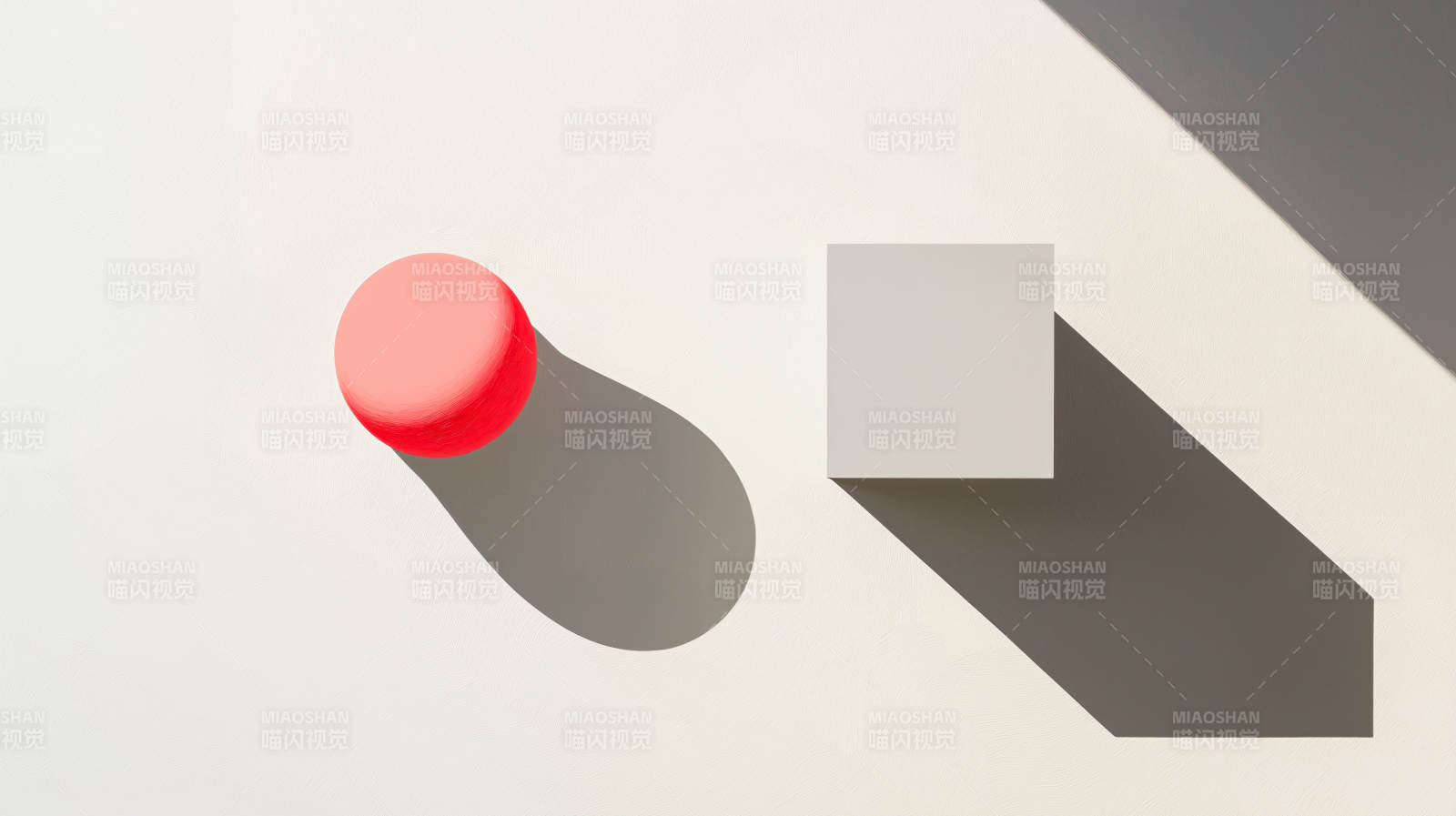 几何形体光影图片