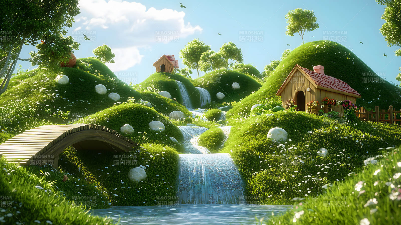 绿野仙踪的童话小屋图片