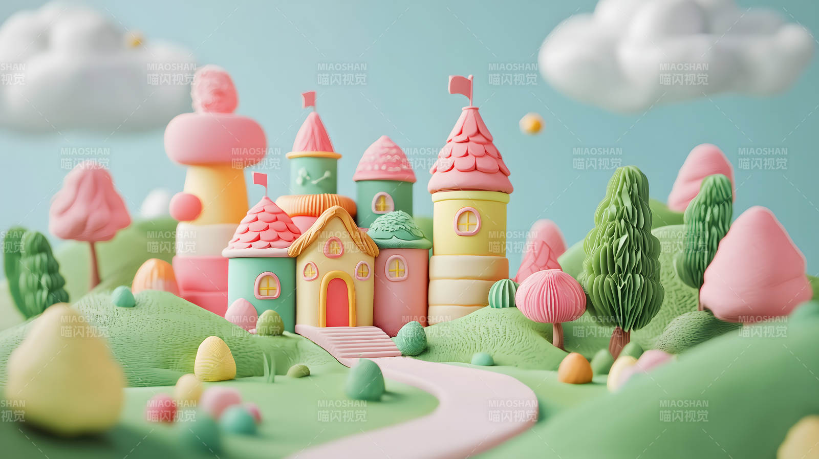 童话糖果城堡的梦幻之旅图片