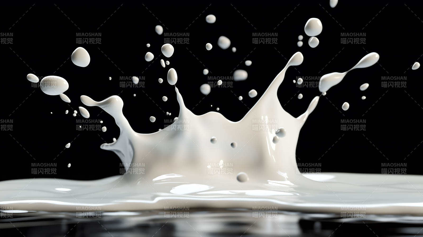 牛奶飞溅的瞬间艺术图片