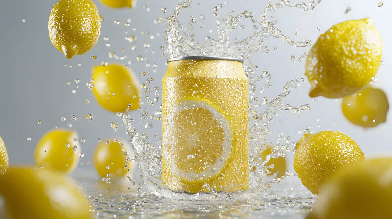 柠檬汽水的清爽一夏图片