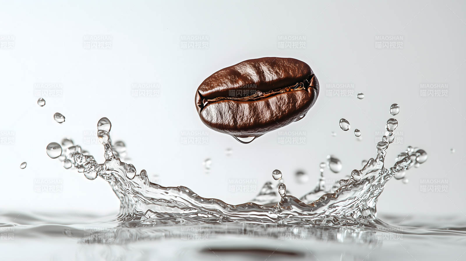 咖啡豆的华丽绽放图片