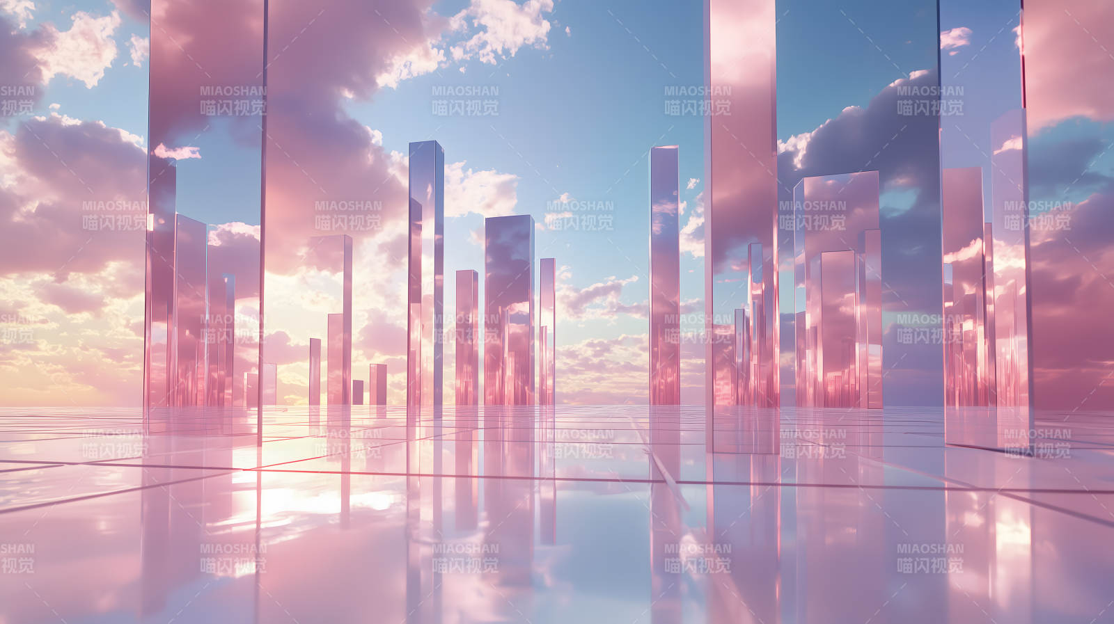 云端之境的镜面空间图片