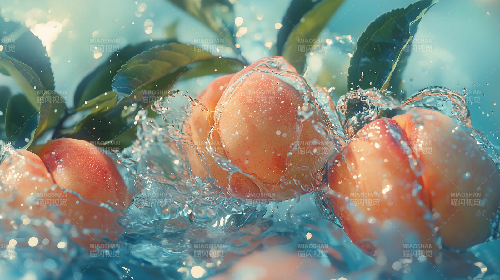 水漾蜜桃的清凉一夏图片