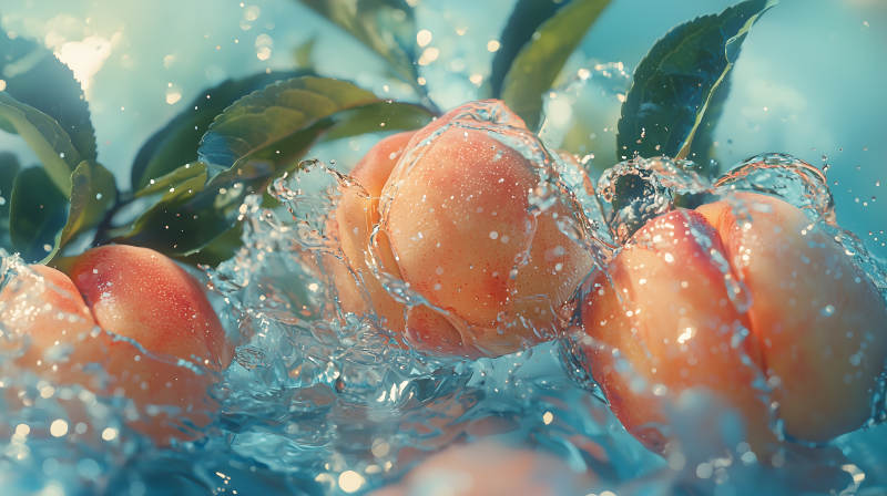 水漾蜜桃的清凉一夏图片