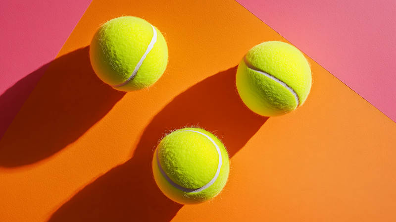 活力四射的网球运动图片